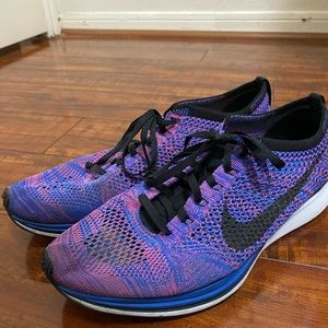 2016 Nike Flyknit Racer Indigo Size 10.5